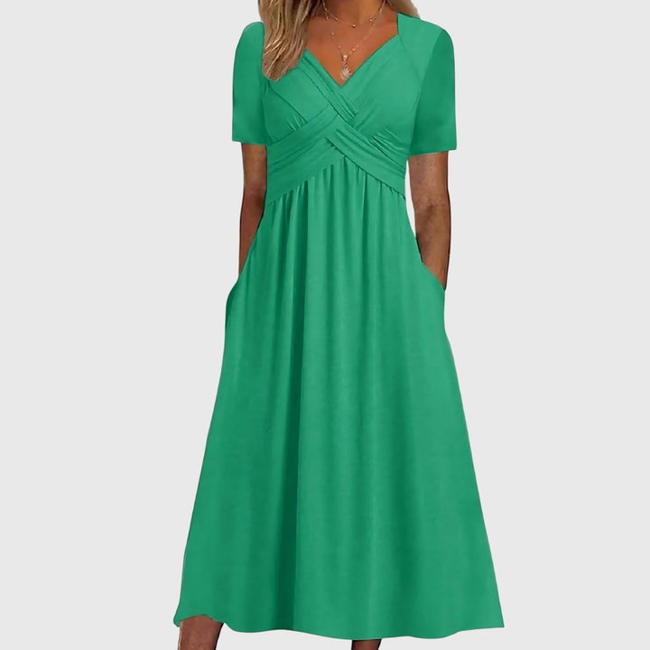 Renate | Midi Kleid mit Bauchkontrolle