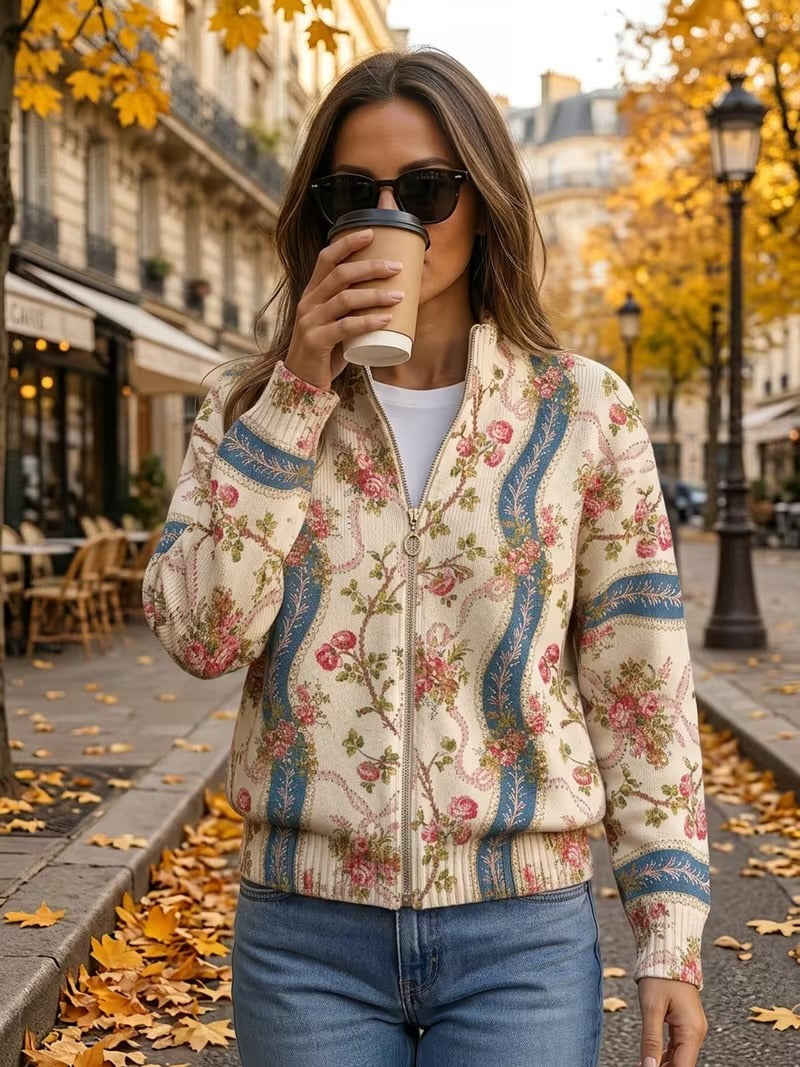 Camila - Klimrose Riemen Cardigan