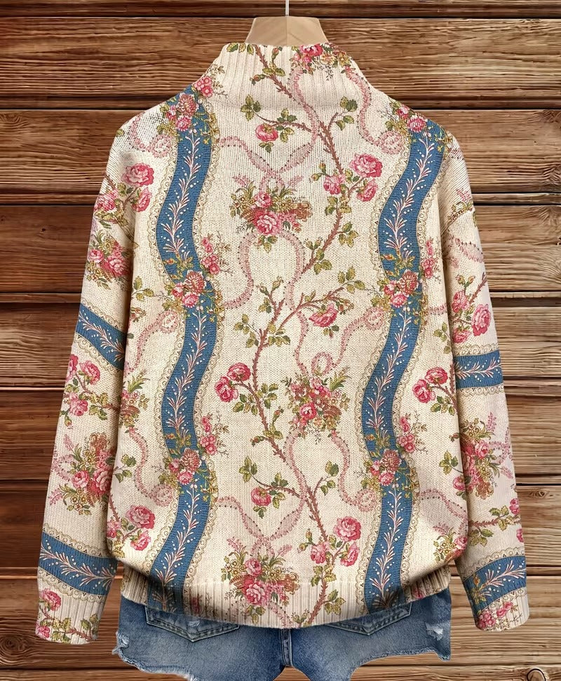 Camila - Klimrose Riemen Cardigan