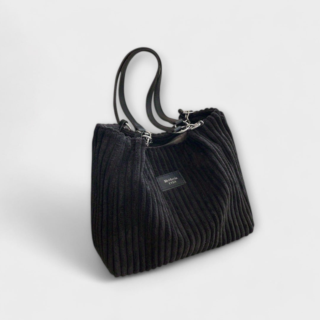 Corrie | Schultertasche aus weichem Kord
