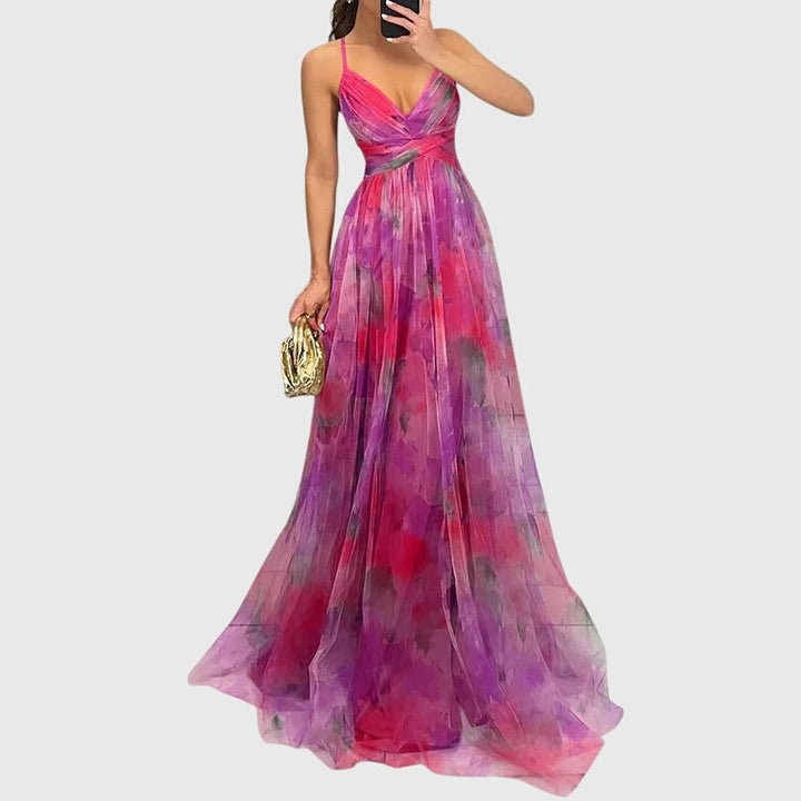 Caroline | Maxi Blumenkleid