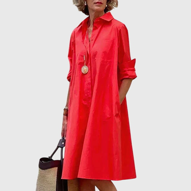 Lieke | Elegantes Kleid mit Taschen