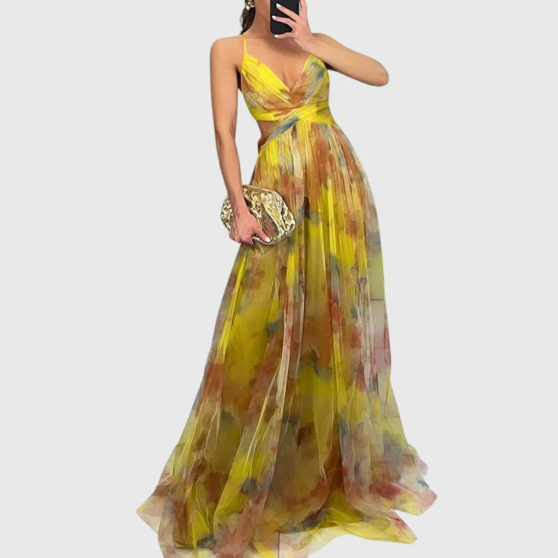 Caroline | Maxi Blumenkleid