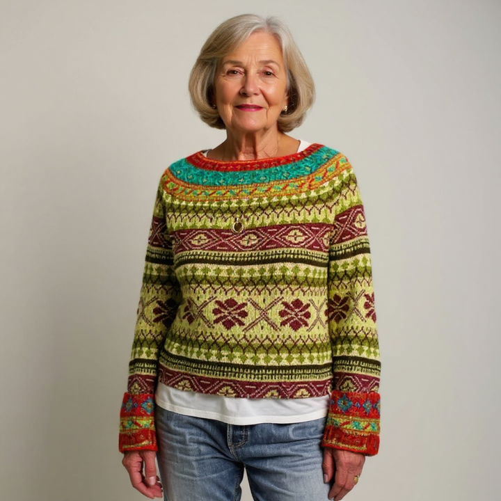 Klassischer isländischer Wollpullover