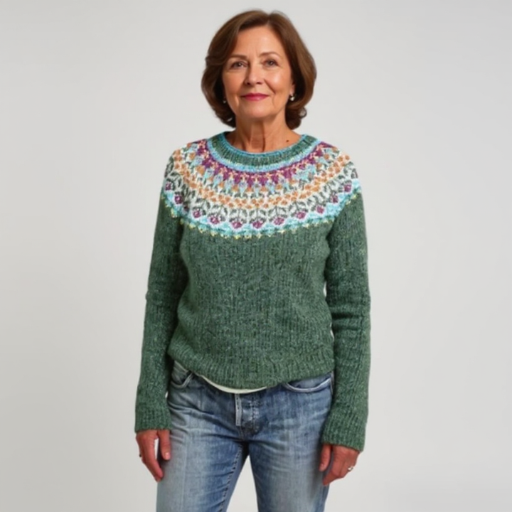 Klassischer isländischer Wollpullover