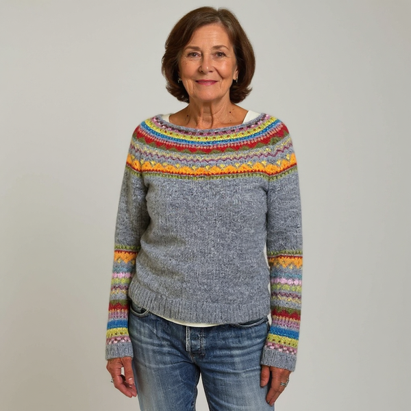 Klassischer isländischer Wollpullover