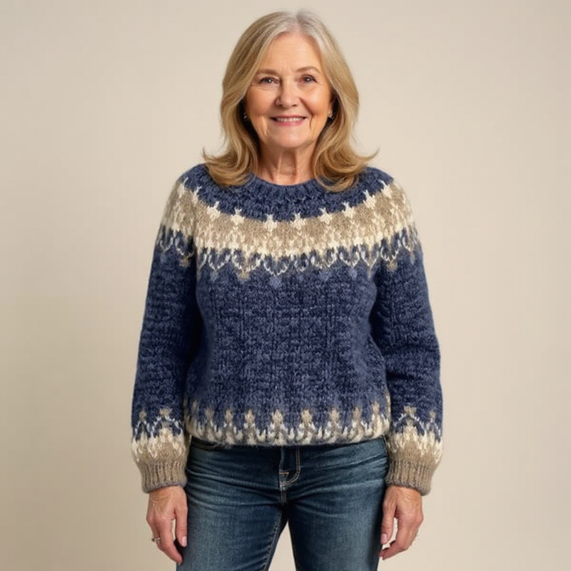 Klassischer Isländischer Wollpullover