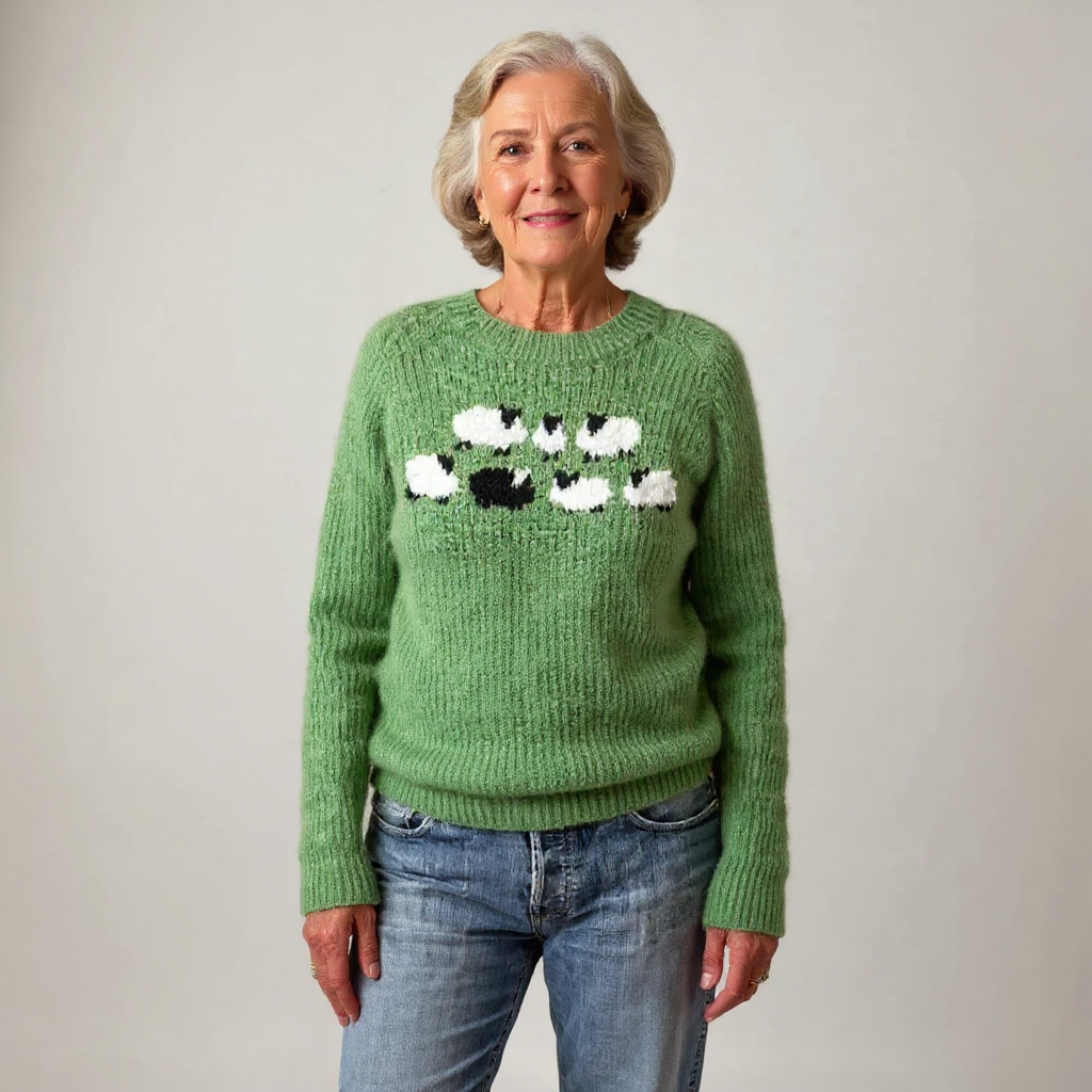 Klassischer isländischer Wollpullover