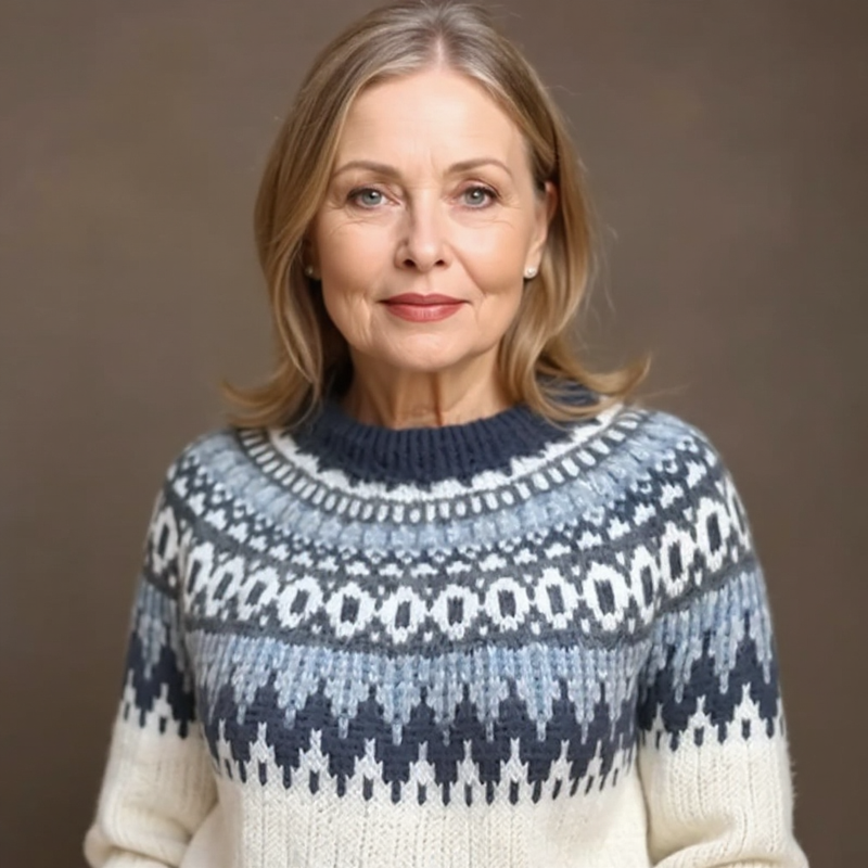 Klassischer isländischer Wollpullover