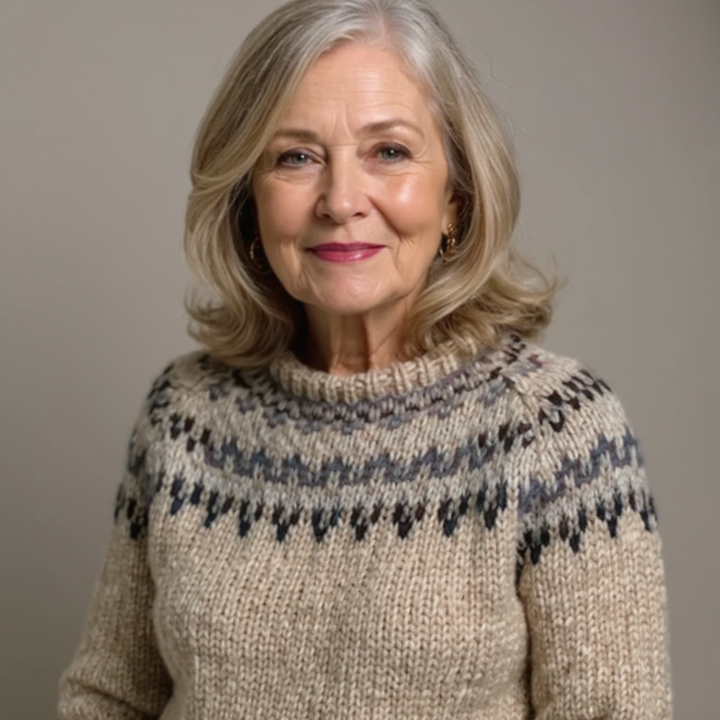 Klassischer isländischer Wollpullover