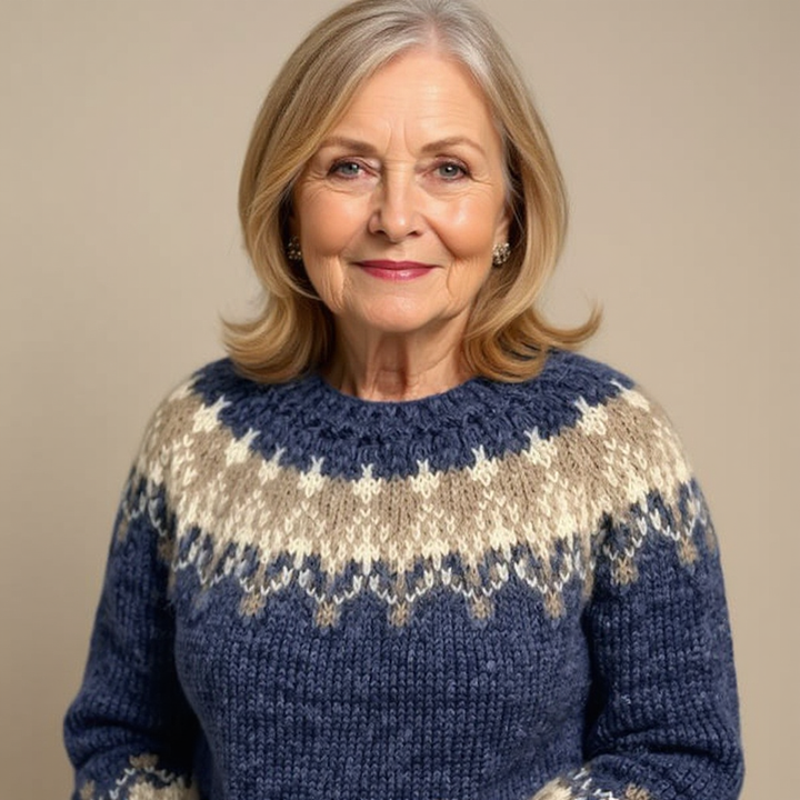 Klassischer Isländischer Wollpullover