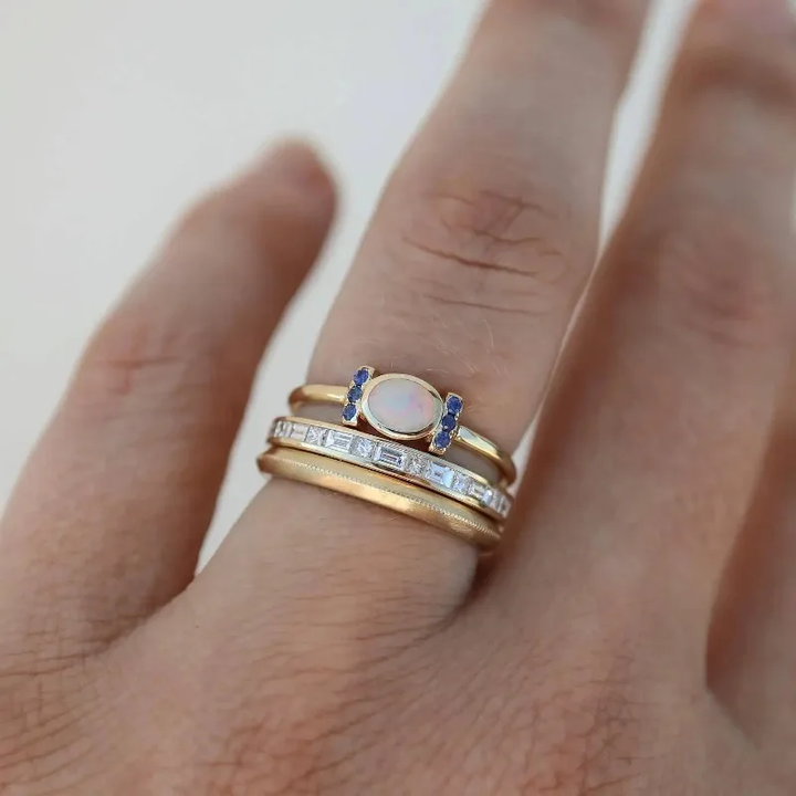 Oprah - Vintage Goldring-Set