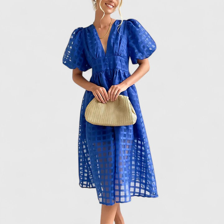 Olivia | Elegantes Midi Kleid