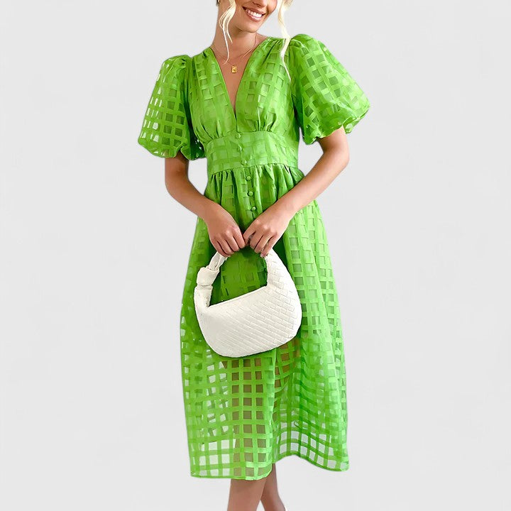 Olivia | Elegantes Midi Kleid