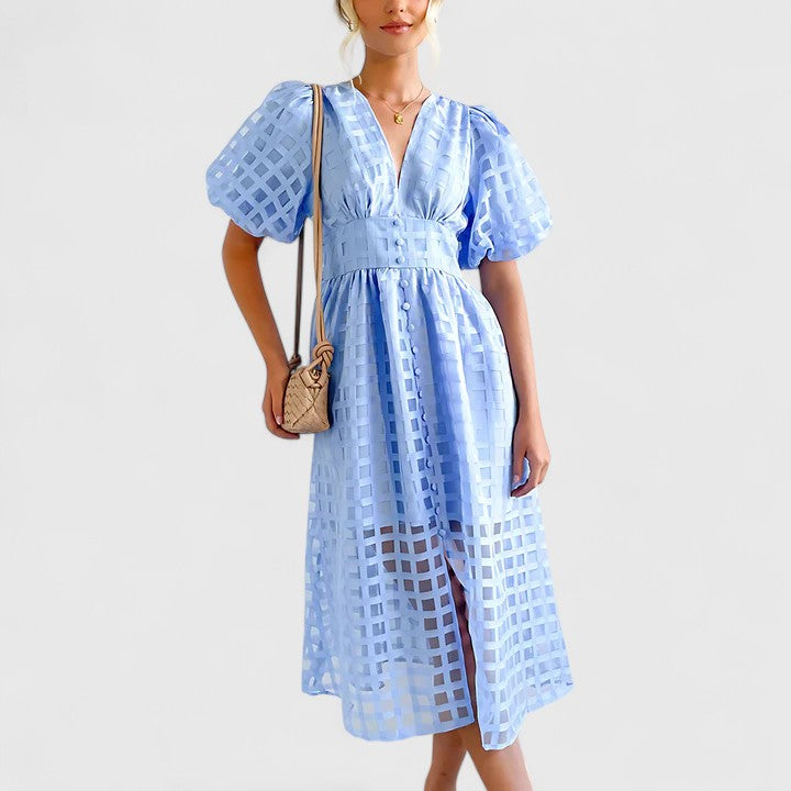 Olivia | Elegantes Midi Kleid