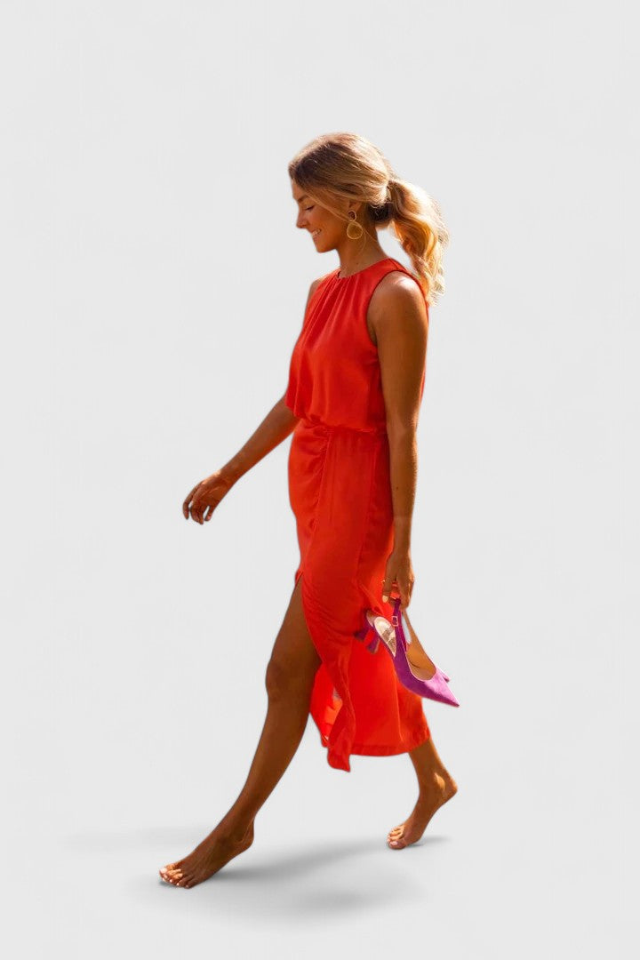 Rieke | Bequeme Midi Kleid