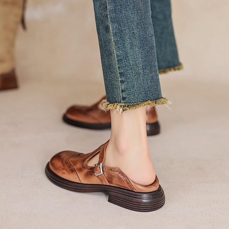 Wanda | Leder Mary Janes