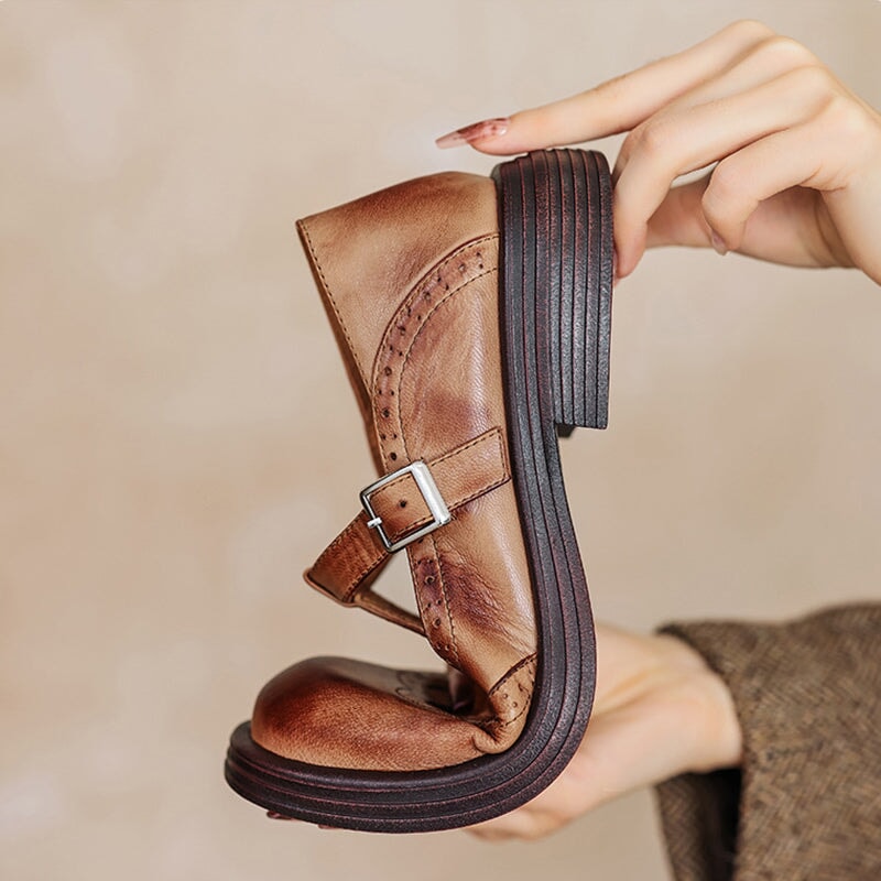 Wanda | Leder Mary Janes