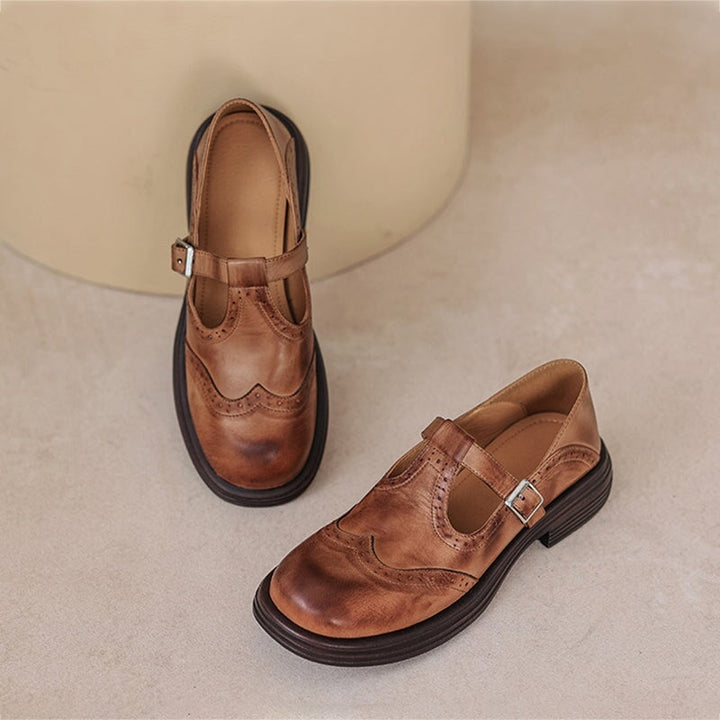 Wanda | Leder Mary Janes