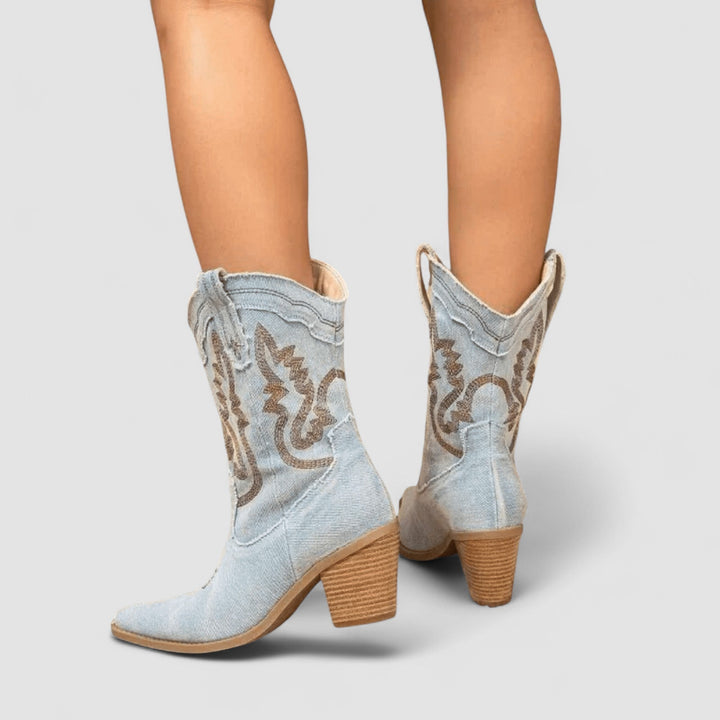 Stien | Orthopädische Denim Stiefeletten