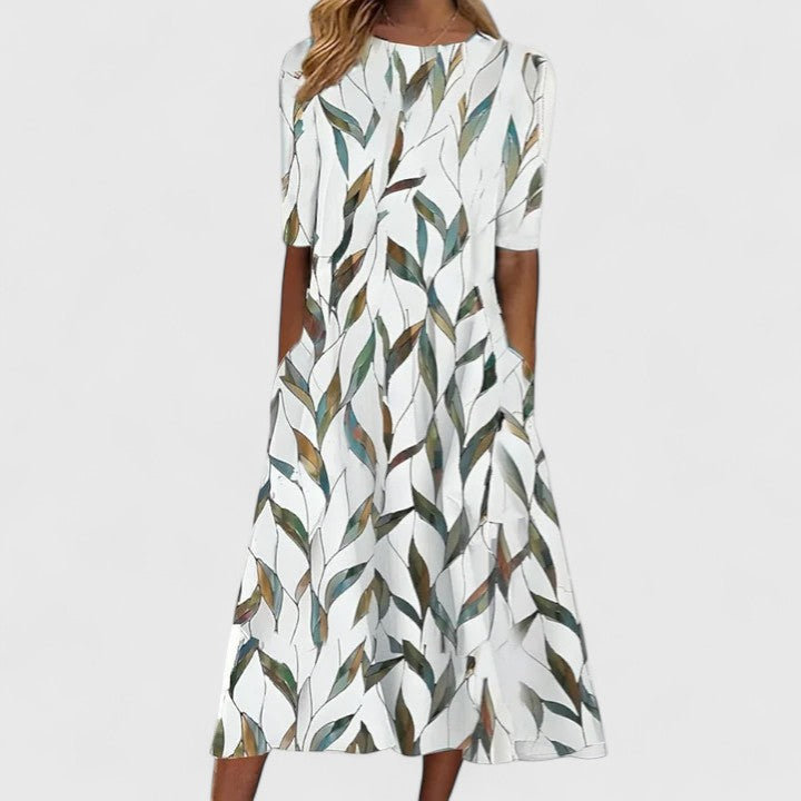 Sarah | Elegantes Midi-Kleid