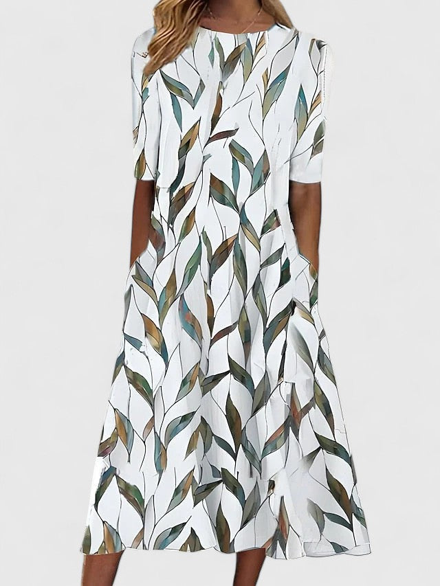 Olivia | Elegantes Midi-Kleid