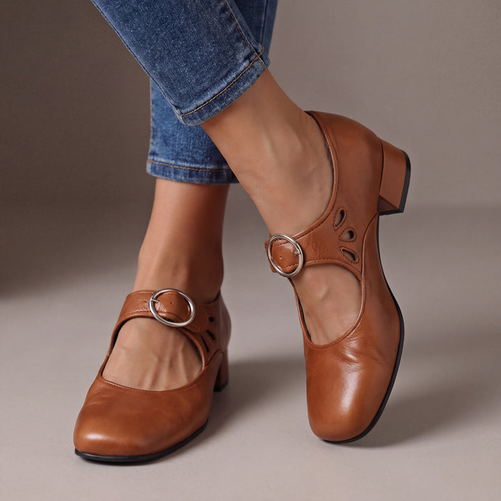 LOTTE | MARY JANES AUS WEICHEM LEDER