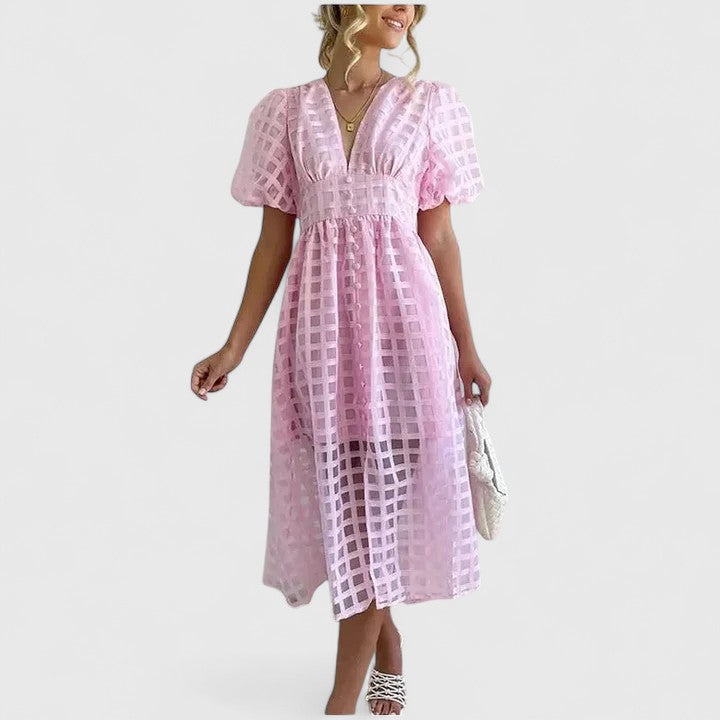 Olivia | Elegantes Midi Kleid