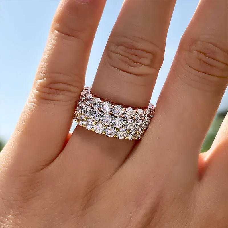 Élise – Diamantring mit doppeltem Band