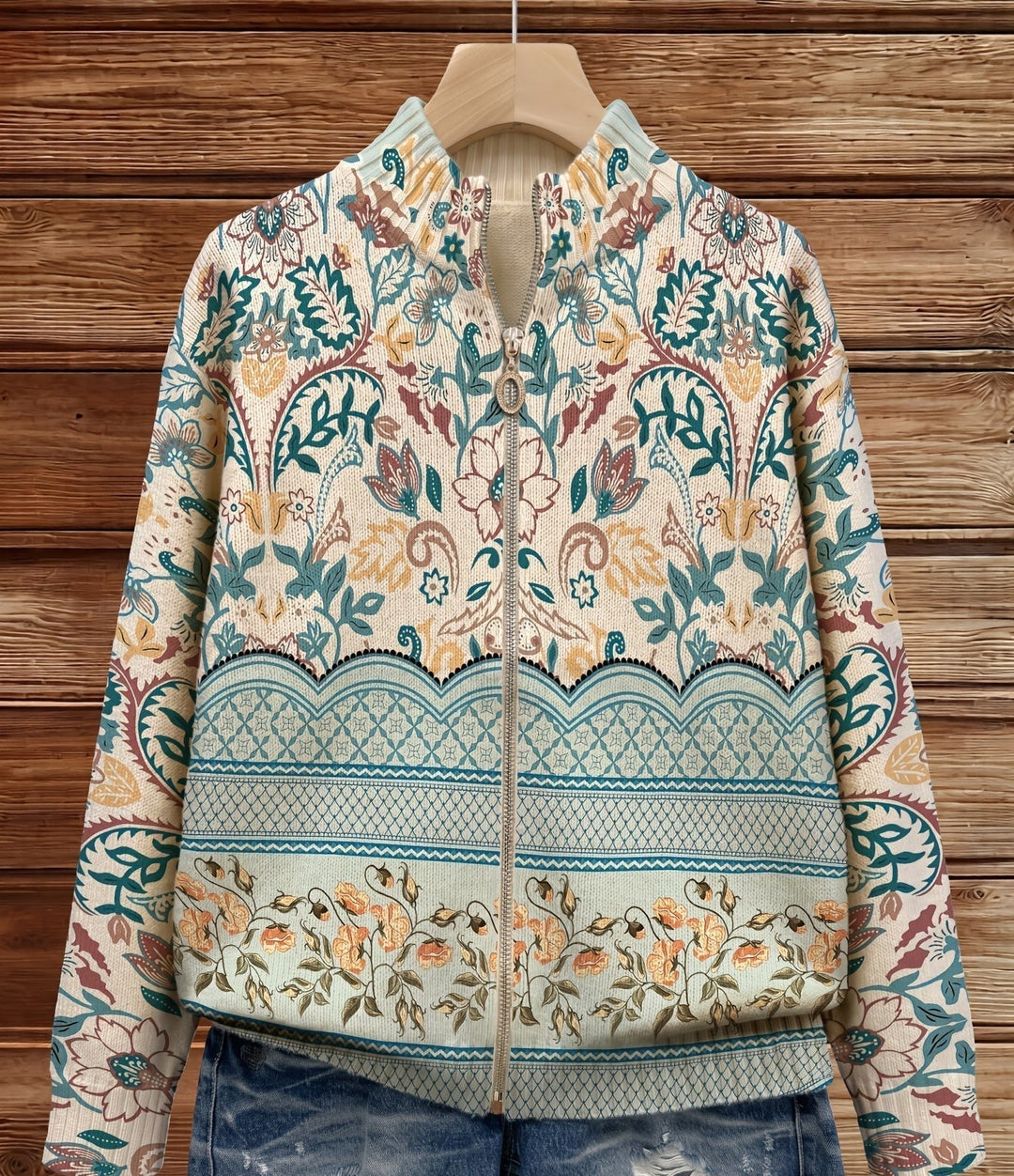 Olivia - Vintage Blumen Botanischer Randdruck