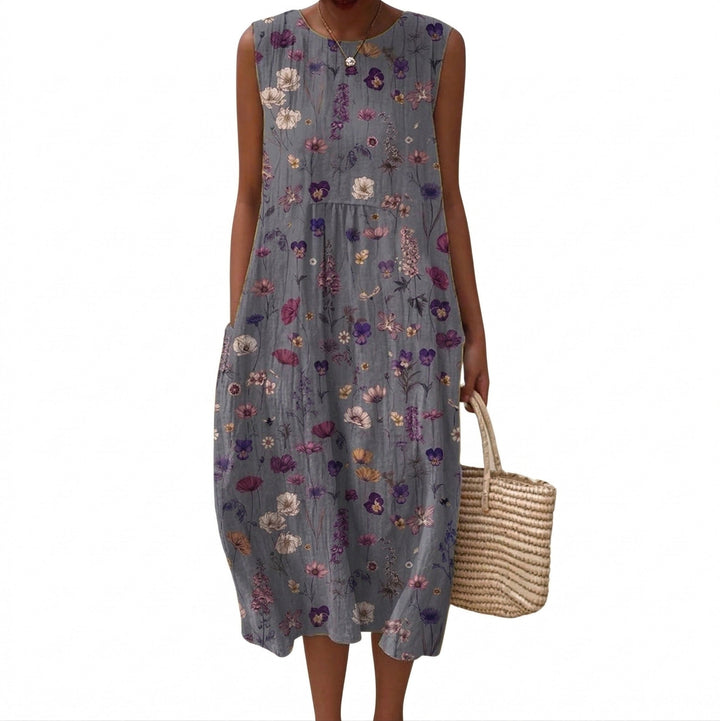 Mael - Bequeme ärmellose Sommerkleid