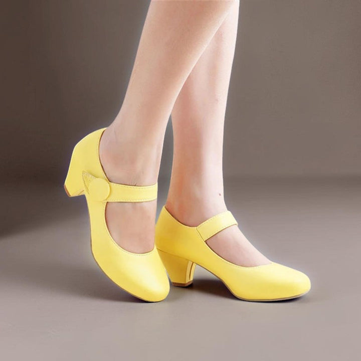 MAAIKE | MARY JANES MIT VERSTELLBAREM BLOCKHAK