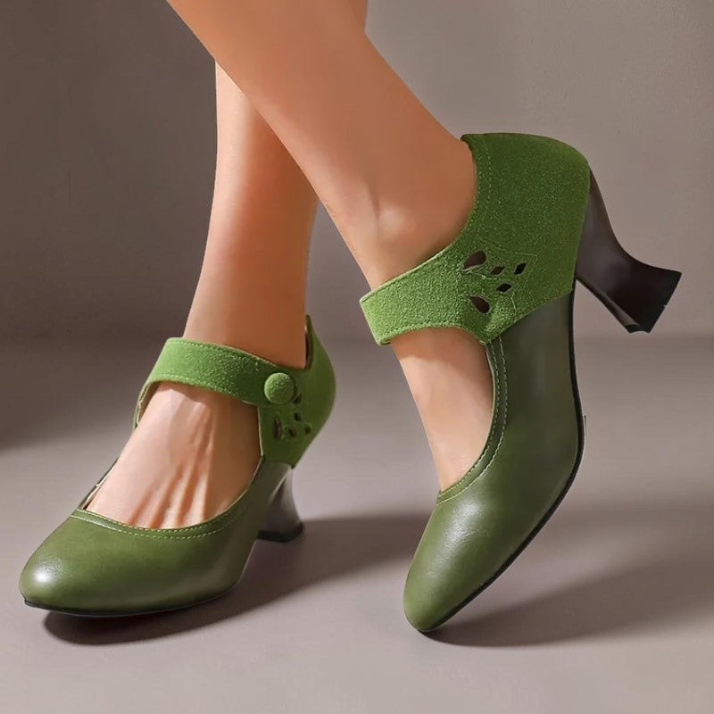 SASKIA | SUÈDE ANKLEBOOTIES MIT ABSATZ
