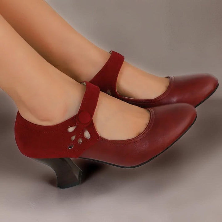 SASKIA | SUÈDE ANKLEBOOTIES MIT ABSATZ