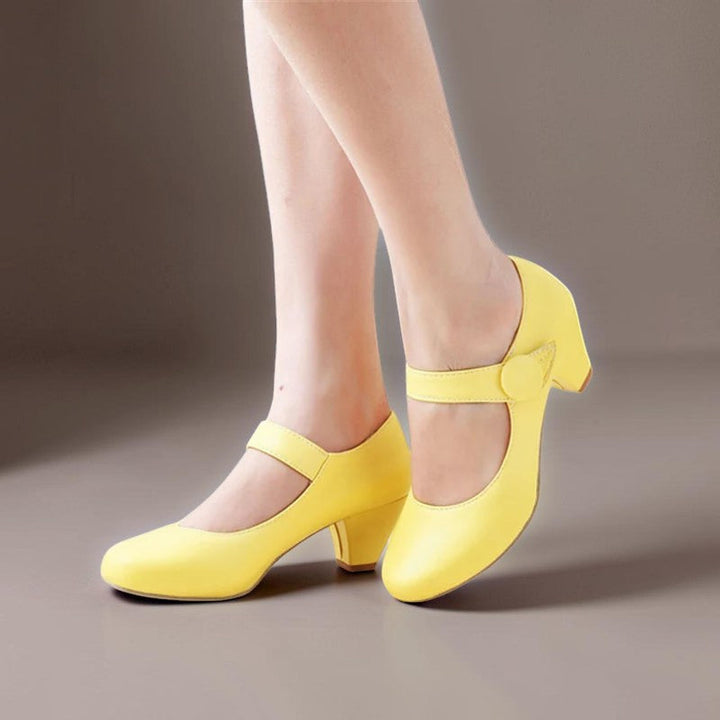 MAAIKE | MARY JANES MIT VERSTELLBAREM BLOCKHAK