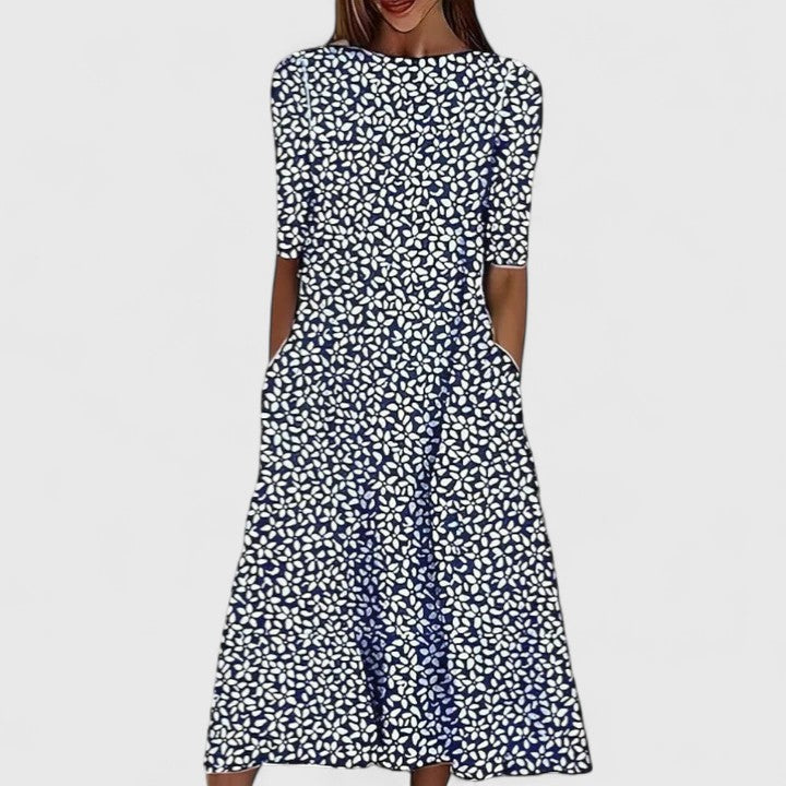 Sarah | Elegantes Midi-Kleid